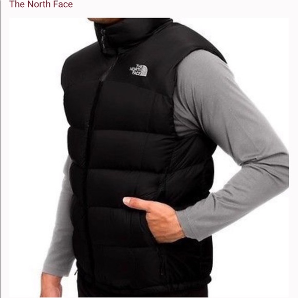 north face goose down vest